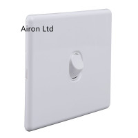 Slimline One Gang Switch - White Cover